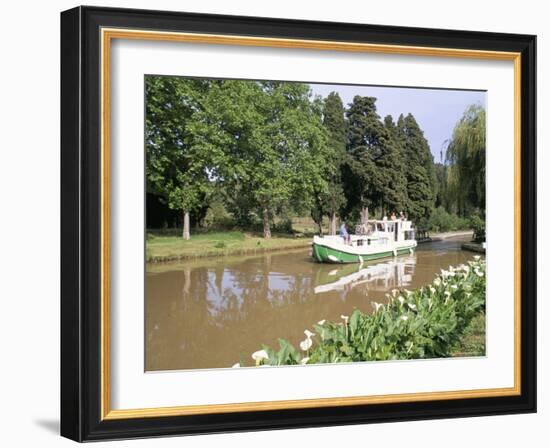 Port d'Homps, Canal Du Midi, Minervois Region, Languedoc Roussillon, France-Bruno Barbier-Framed Photographic Print