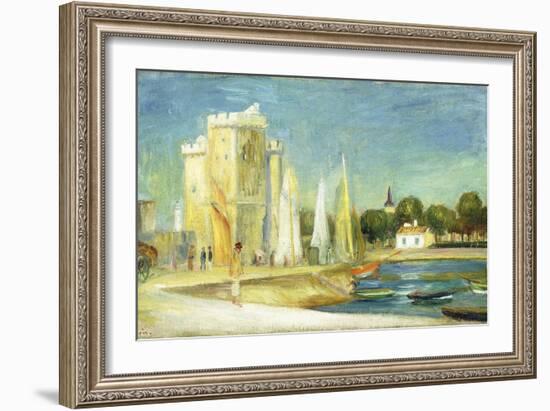 Port De La Rochelle, 1896-Pierre-Auguste Renoir-Framed Giclee Print