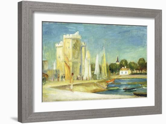 Port De La Rochelle, 1896-Pierre-Auguste Renoir-Framed Giclee Print