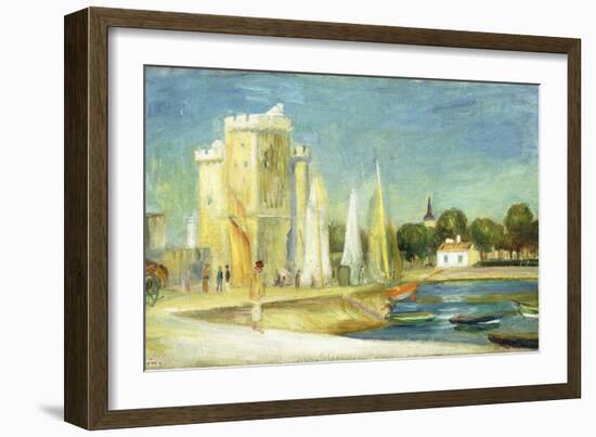 Port De La Rochelle, 1896-Pierre-Auguste Renoir-Framed Giclee Print