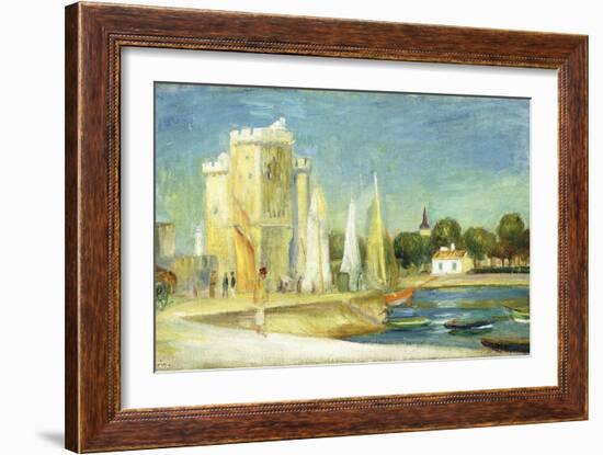 Port De La Rochelle, 1896-Pierre-Auguste Renoir-Framed Giclee Print