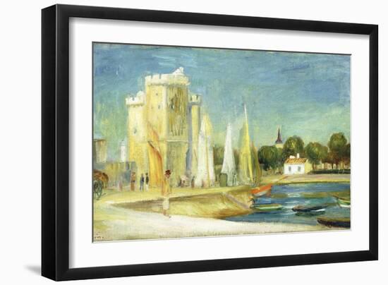 Port De La Rochelle, 1896-Pierre-Auguste Renoir-Framed Giclee Print