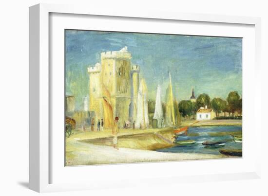 Port De La Rochelle, 1896-Pierre-Auguste Renoir-Framed Giclee Print