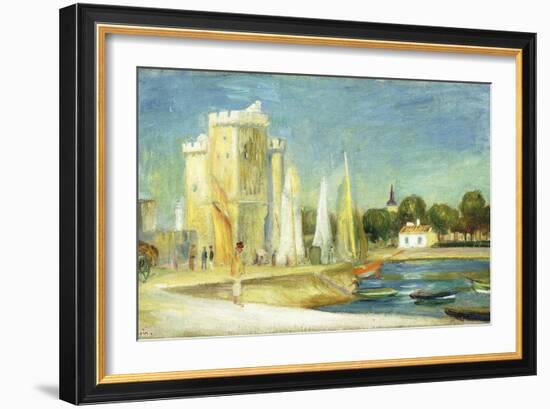 Port De La Rochelle, 1896-Pierre-Auguste Renoir-Framed Giclee Print