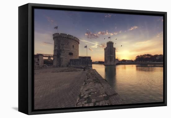 Port de la Rochelle-Sebastien Lory-Framed Premier Image Canvas