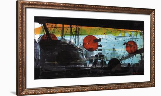 Port de Manhattan-Tony Soulie-Framed Art Print