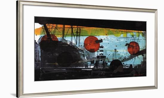 Port de Manhattan-Tony Soulie-Framed Art Print