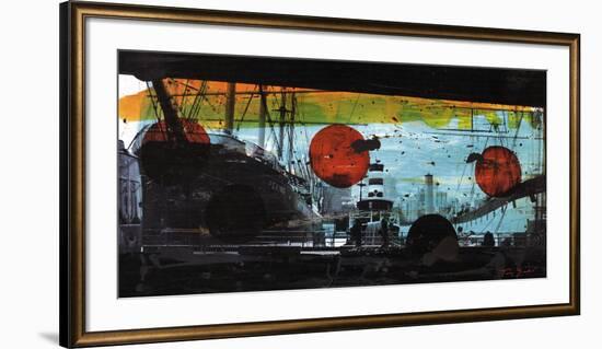 Port de Manhattan-Tony Soulie-Framed Art Print