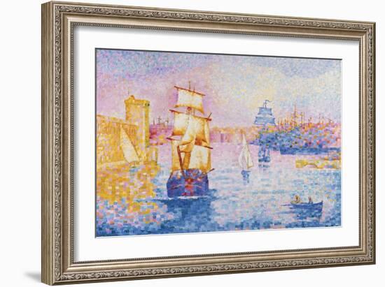 Port De Marseille, Circa 1899-Eugène Boudin-Framed Giclee Print