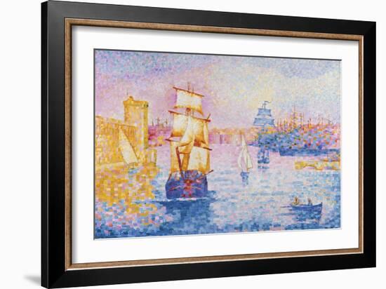 Port De Marseille, Circa 1899-Eugène Boudin-Framed Giclee Print