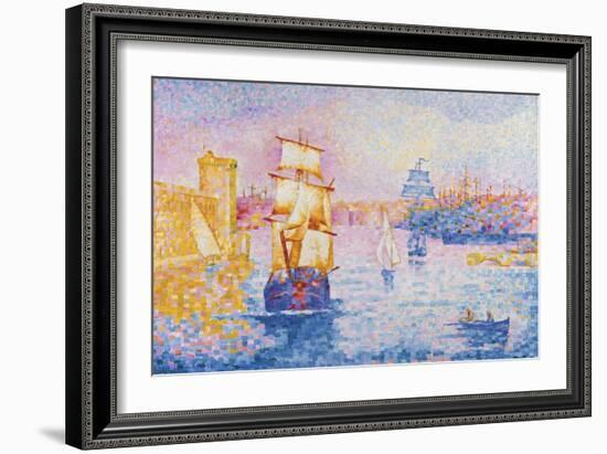 Port De Marseille, Circa 1899-Eugène Boudin-Framed Giclee Print