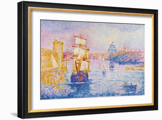 Port De Marseille, Circa 1899-Eugène Boudin-Framed Giclee Print