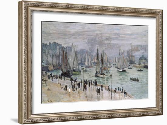 Port De Mer (Le Havre), 1874-Claude Monet-Framed Giclee Print