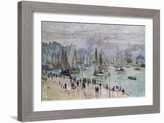 Port De Mer (Le Havre), 1874-Claude Monet-Framed Giclee Print