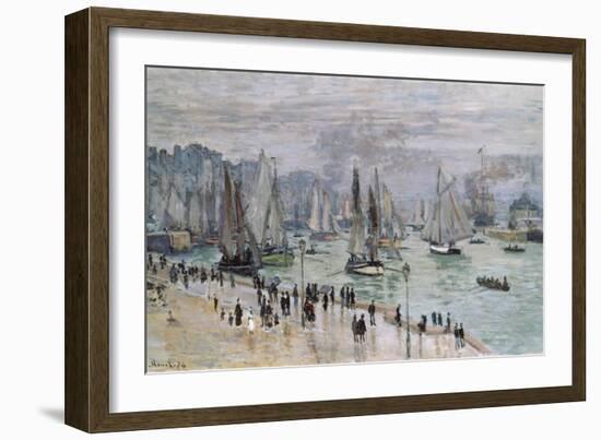 Port De Mer (Le Havre), 1874-Claude Monet-Framed Giclee Print