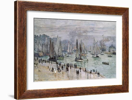 Port De Mer (Le Havre), 1874-Claude Monet-Framed Giclee Print