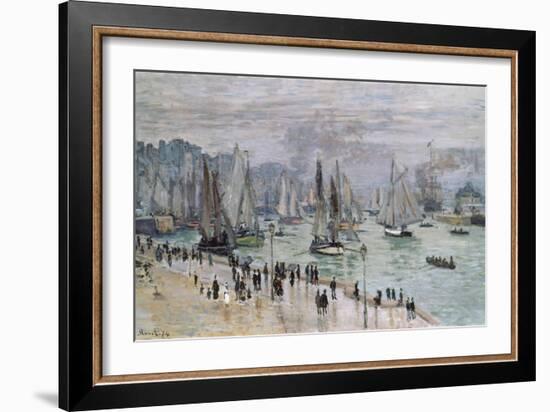 Port De Mer (Le Havre), 1874-Claude Monet-Framed Giclee Print