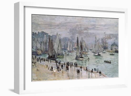 Port De Mer (Le Havre), 1874-Claude Monet-Framed Giclee Print