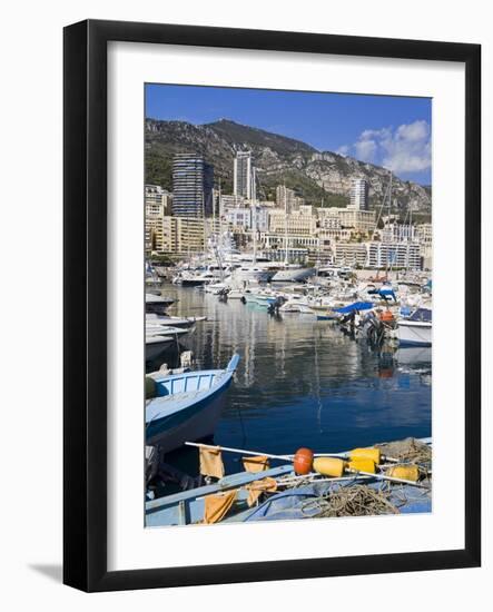 Port De Monaco, Monte Carlo City, Monaco, Mediterranean, Europe-Richard Cummins-Framed Photographic Print