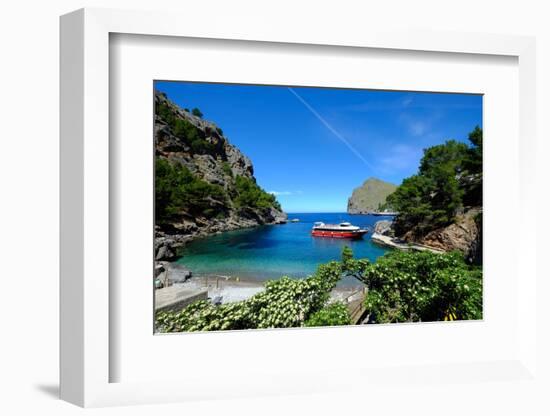 Port de Sa Calobra, Majorca, Balearic Islands, Balearic Islands, Spain, Mediterranean, Europe-Carlo Morucchio-Framed Premium Photographic Print