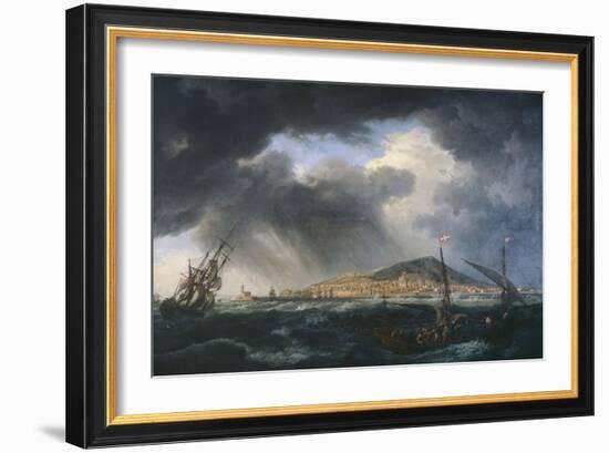 Port de Sète-Claude Joseph Vernet-Framed Giclee Print