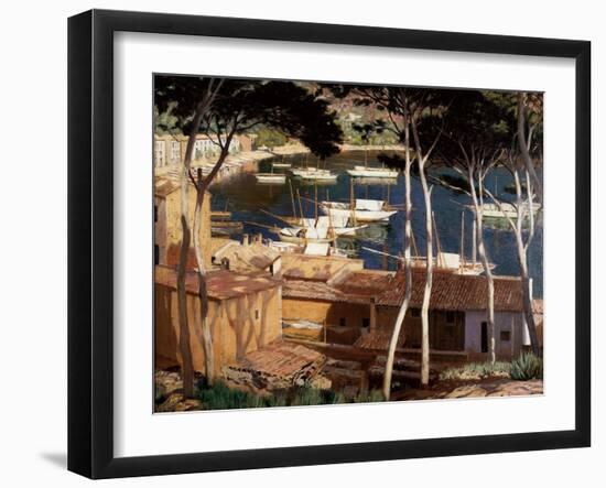 Port de Soller, 1900s-Santiago Rusinol i Prats-Framed Giclee Print