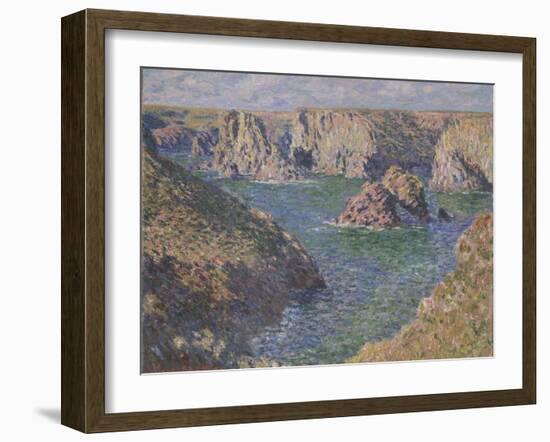 Port-Domois, Belle-Isle, 1887-Claude Monet-Framed Giclee Print