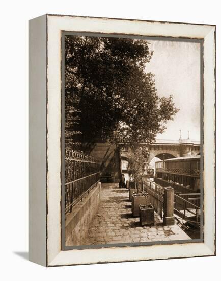 Port du Louvre-Eugène Atget-Framed Premier Image Canvas