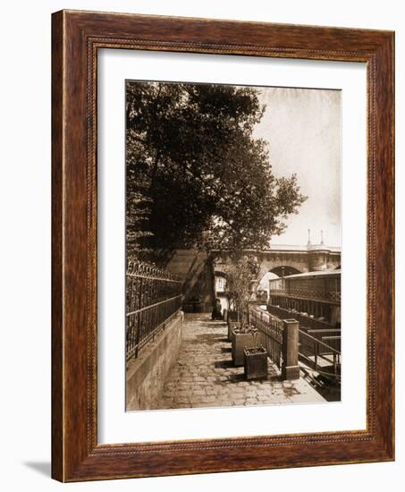 Port du Louvre-Eugène Atget-Framed Photographic Print