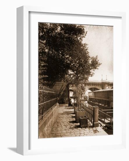 Port du Louvre-Eugène Atget-Framed Photographic Print