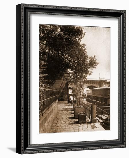 Port du Louvre-Eugène Atget-Framed Photographic Print