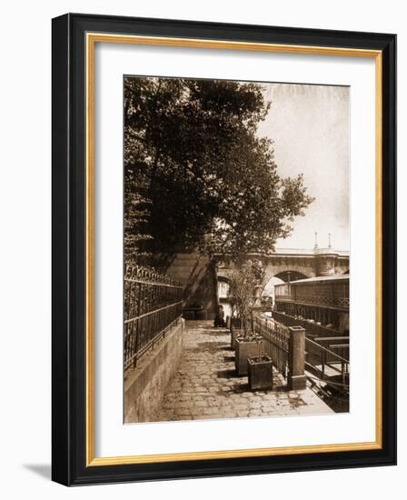 Port du Louvre-Eugène Atget-Framed Photographic Print