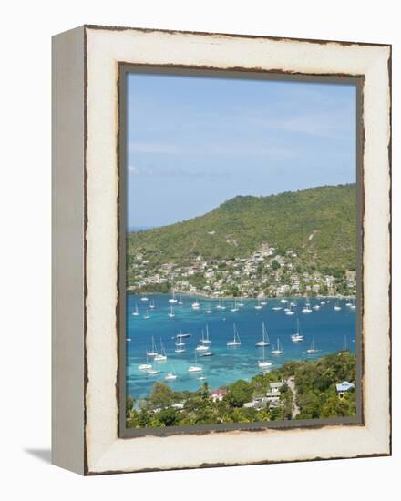 Port Elizabeth, Bequia, St. Vincent and the Grenadines, Windward Islands, West Indies, Caribbean-Michael DeFreitas-Framed Premier Image Canvas