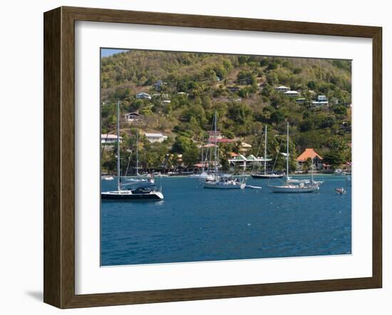 Port Elizabeth Harbour, Bequia, St. Vincent and the Grenadines, Windward Islands, Caribbean-Michael DeFreitas-Framed Photographic Print