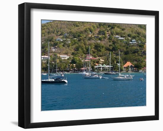 Port Elizabeth Harbour, Bequia, St. Vincent and the Grenadines, Windward Islands, Caribbean-Michael DeFreitas-Framed Photographic Print