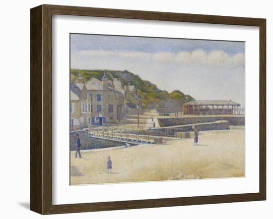 Port-En-Bessin, 1888-Georges Seurat-Framed Giclee Print