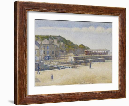 Port-En-Bessin, 1888-Georges Seurat-Framed Giclee Print