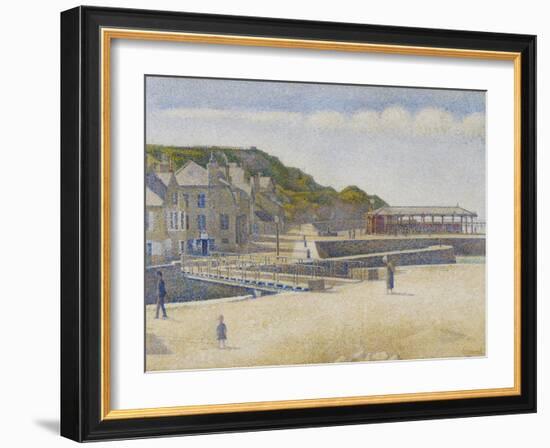 Port-En-Bessin, 1888-Georges Seurat-Framed Giclee Print