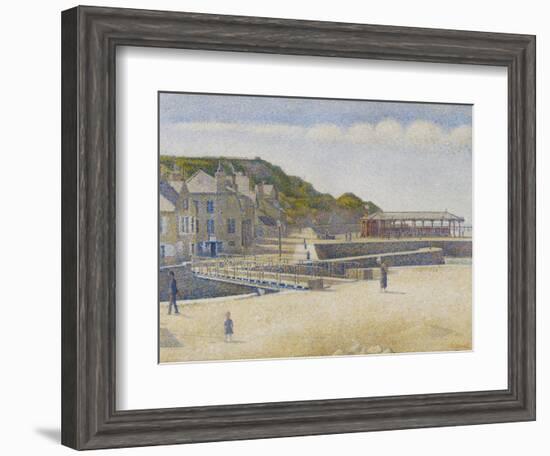 Port-En-Bessin, 1888-Georges Seurat-Framed Giclee Print