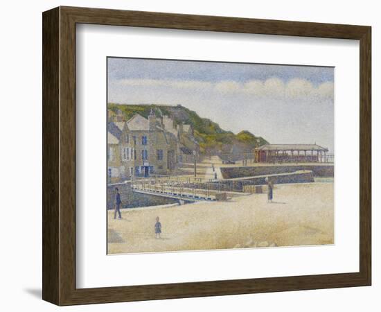 Port-En-Bessin, 1888-Georges Seurat-Framed Giclee Print