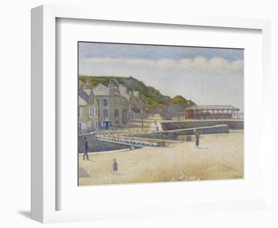 Port-En-Bessin, 1888-Georges Seurat-Framed Giclee Print