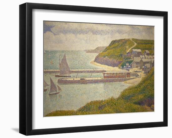 Port-en-Bessin, avant-port, haute maree. Oil on canvas (1888) 67 x 82 cm R.F. 1952-1.-Georges Seurat-Framed Giclee Print