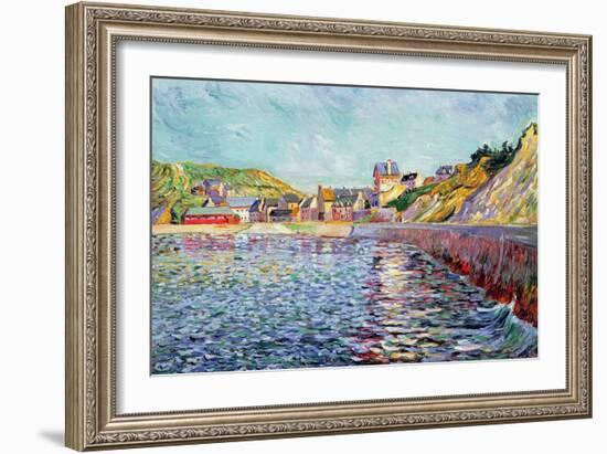 Port-En-Bessin, Calvados, C.1884-Paul Signac-Framed Giclee Print