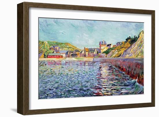 Port-En-Bessin, Calvados, C.1884-Paul Signac-Framed Giclee Print
