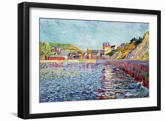 Port-En-Bessin, Calvados, C.1884-Paul Signac-Framed Giclee Print