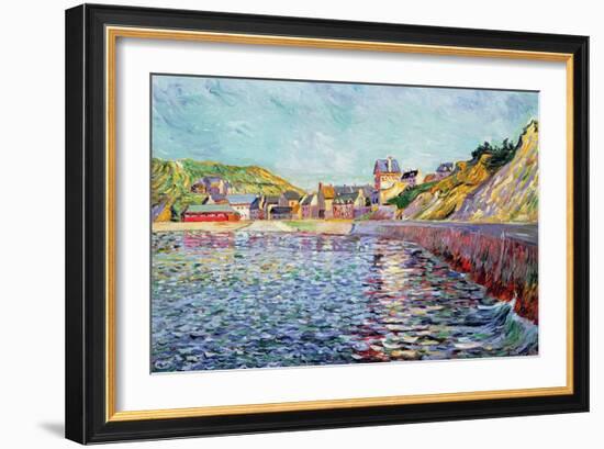 Port-En-Bessin, Calvados, C.1884-Paul Signac-Framed Giclee Print