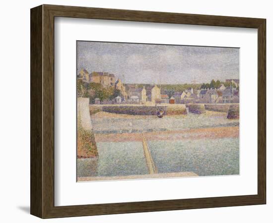 Port-En-Bessin: the Outer Harbor (Low Tide), 1888-Georges Seurat-Framed Giclee Print