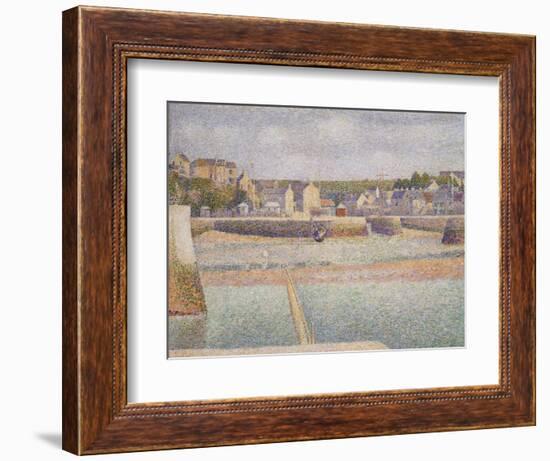 Port-En-Bessin: the Outer Harbor (Low Tide), 1888-Georges Seurat-Framed Giclee Print