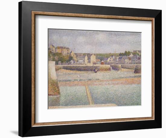 Port-En-Bessin: the Outer Harbor (Low Tide), 1888-Georges Seurat-Framed Giclee Print