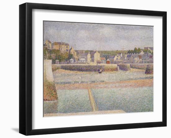 Port-En-Bessin: the Outer Harbor (Low Tide), 1888-Georges Seurat-Framed Giclee Print